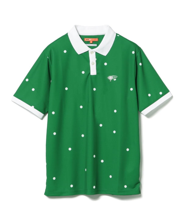 BEAMS GOLF ポロシャツ 「吸水速乾/UVカット/伸縮性」ORANGE