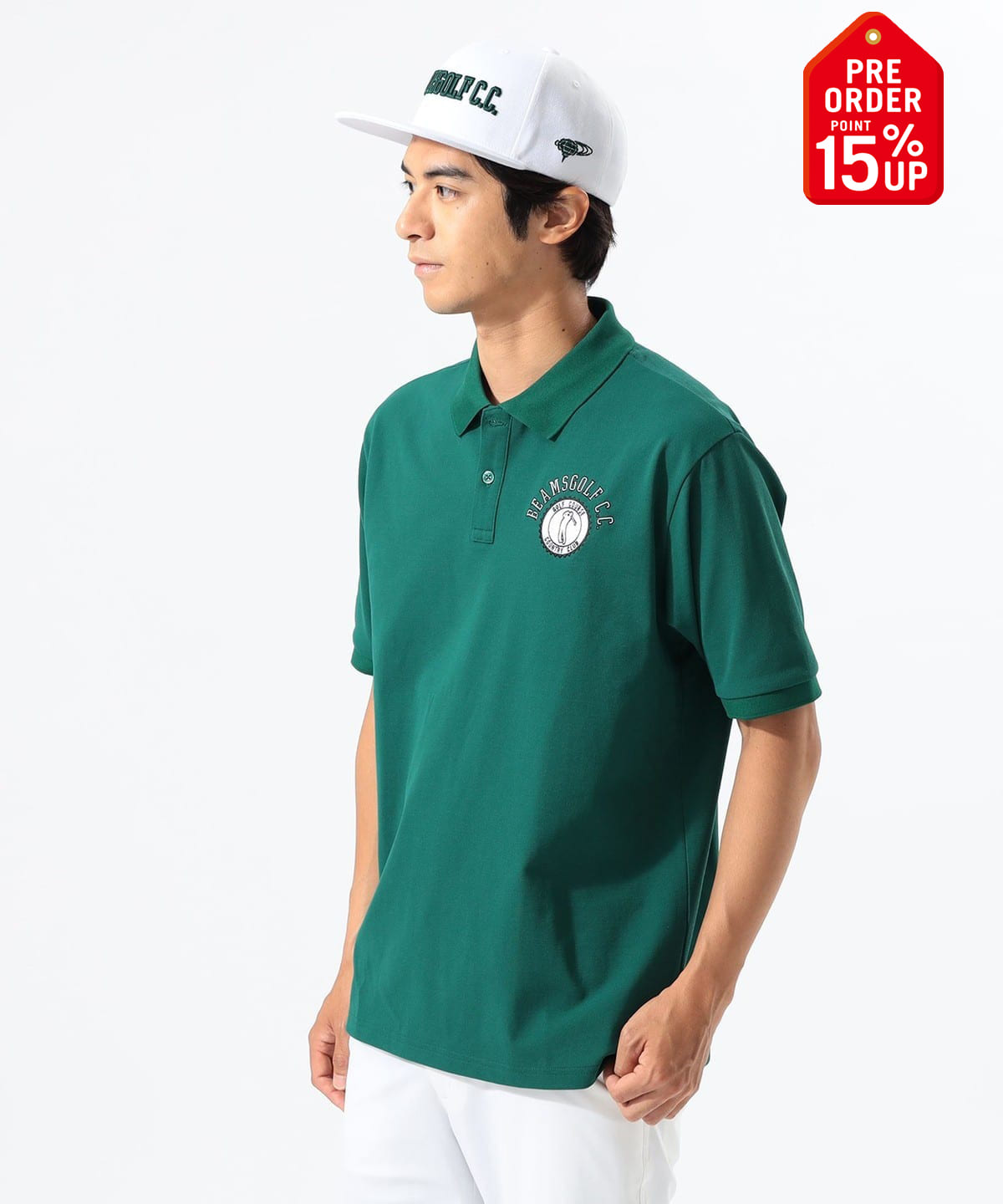 【+15%ポイントUP】ORANGE LABEL / スイングマン コットンライク ポロシャツ【DRY・UV】 シャツ・ブラウス MEN GREEN S 【+15%ポイントUP】ORANGE LABEL / スイングマン コットンライク ポロシャツ【DRY・UV】 シャツ・ブラウス MEN GREEN S