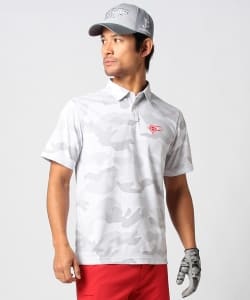 BEAMS GOLF ORANGE LABEL / 迷彩 プリント ポロシャツ
