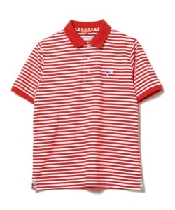 BEAMS GOLF ORANGE LABEL / クールマックス ボーダー ポロシャツ