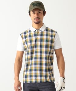 【吸水速乾】FRED PERRY × BEAMS GOLF / 別注 クールマックス カノコ シルケット ポロシャツ