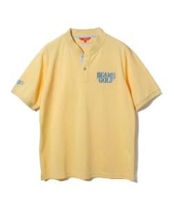 BEAMS GOLF ORANGE LABEL / スタンドカラー カノコ ポロシャツ