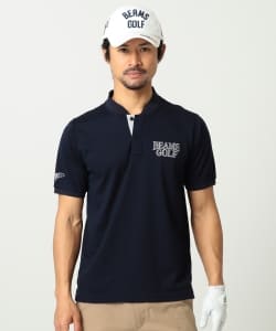 BEAMS GOLF ORANGE LABEL / スタンドカラー カノコ ポロシャツ