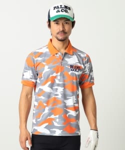 BEAMS GOLF ORANGE LABEL / カモ柄 ポロシャツ