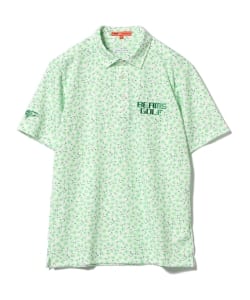 BEAMS GOLF ORANGE LABEL / マーガレット プリント ポロシャツ