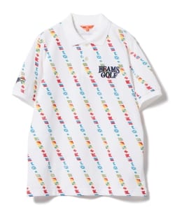 BEAMS GOLF ORANGE LABEL / ヴァーチカルフラッグ ポロシャツ