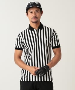 FRED PERRY × BEAMS GOLF / 別注 ストライプ ポロシャツ