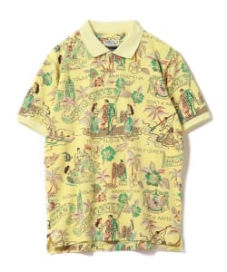 SUN SURF×BEAMS GOLF / 別注 ハワイアン カノコ ポロシャツ