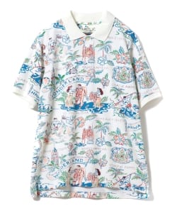 SUN SURF×BEAMS GOLF / 別注 ハワイアン カノコ ポロシャツ