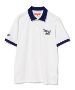 BEAMS GOLF ORANGE LABEL / エリ裏 ロゴ ジャカード ポロシャツ 2020SS