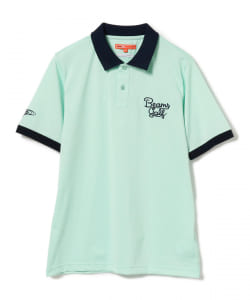 BEAMS GOLF ORANGE LABEL / エリ裏 ロゴ ジャカード ポロシャツ 2020SS