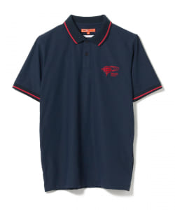 ＜MEN'S＞BEAMS GOLF ORANGE LABEL / エリ裏 フラワー ポロシャツ