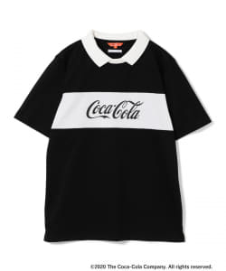 ▲＜MEN＞BEAMS GOLF / 別注 COCA-COLA ロゴポロシャツ