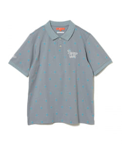 〈MEN〉BEAMS GOLF ORANGE LABEL / BT総柄 ポロシャツ