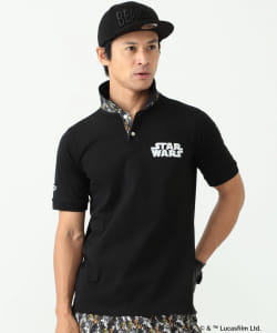 ＜MEN＞STAR WARS / BEAMS GOLF別注 エリ裏柄ポロシャツ