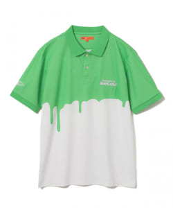 〈UNISEX〉BEAMS GOLF ORANGE LABEL / Dripping ポロシャツ
