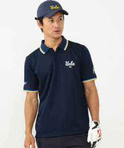 ▲【BEAMS GOLF 10周年記念】＜MEN＞BEAMS GOLF ORANGE LABEL / UCLA ポロシャツ