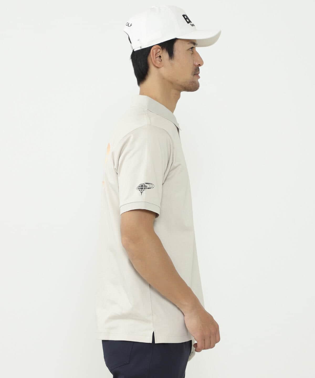 BEAMS GOLF グラデーションロゴ ポロシャツ L BEAMS GOLF（ビームスゴルフ）の「〈MEN〉BEAMS GOLF ORANGE