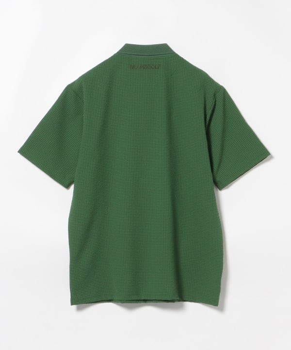 beams golf ポロシャツ　M BEAMS GOLF ポロシャツ PURPLE LABEL / ジャカード スキッパー