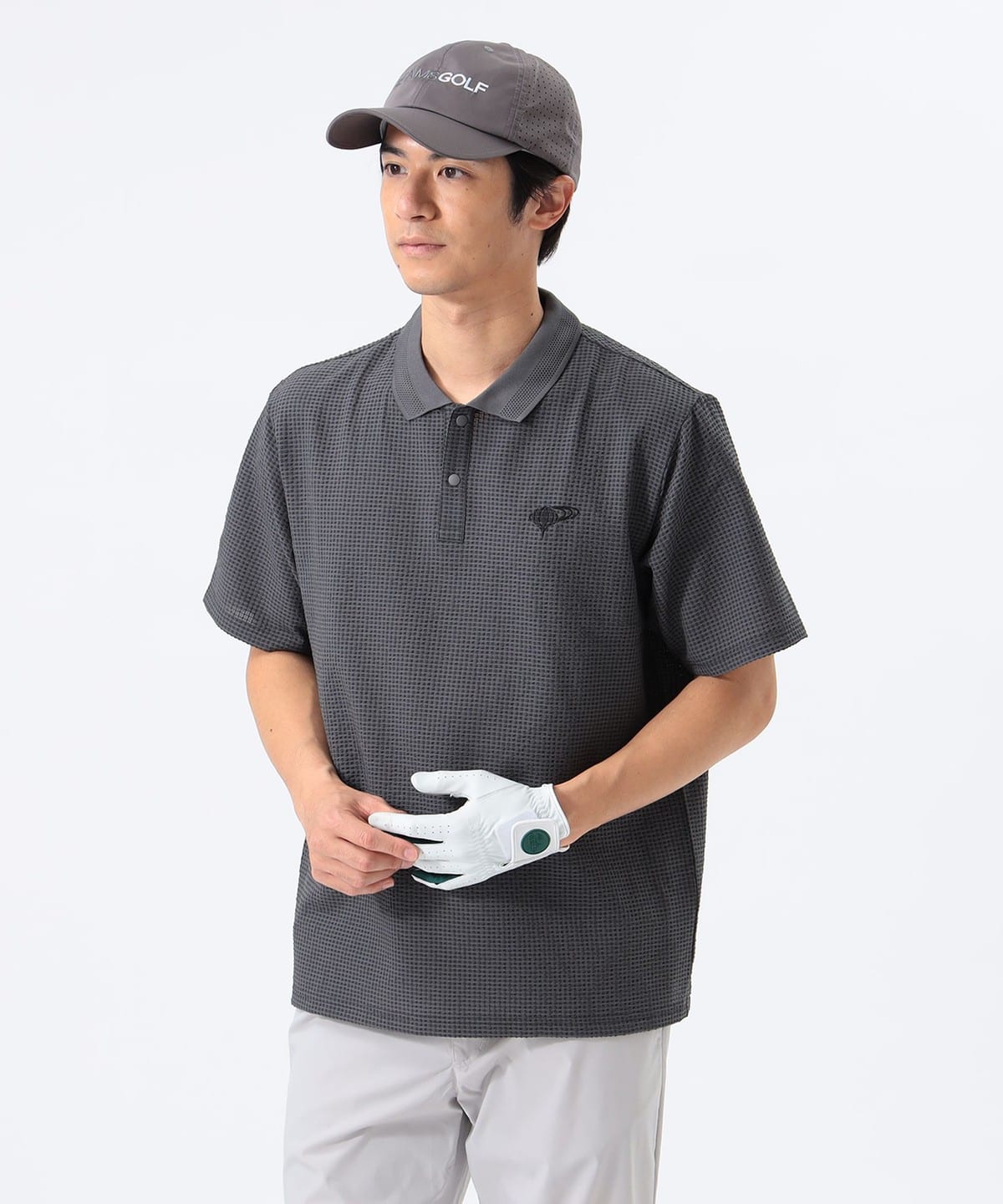 ORANGE LABEL / ドットエア(R)ポロシャツ シャツ・ブラウス MEN GREY L ORANGE LABEL / ドットエア(R)ポロシャツ シャツ・ブラウス MEN GREY L