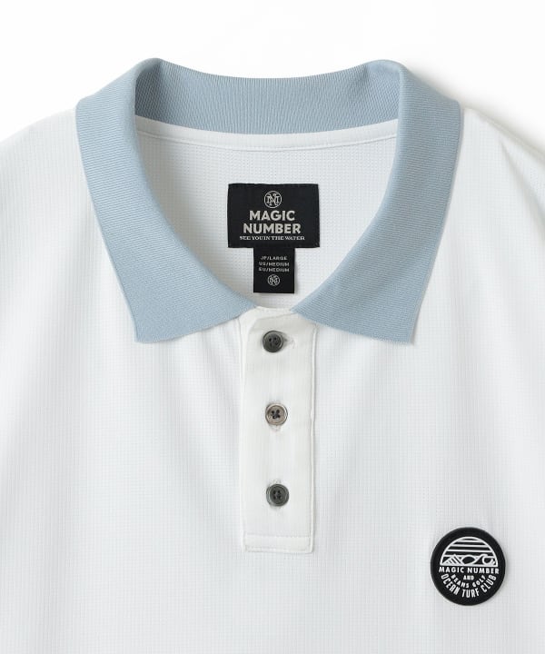 【美品】MAGIC NUMBER × BEAMS ゴルフ メッシュポロシャツ MAGIC NUMBER×BEAMS GOLF｜BEAMS GOLF（ビームス ゴルフ）｜BEAMS