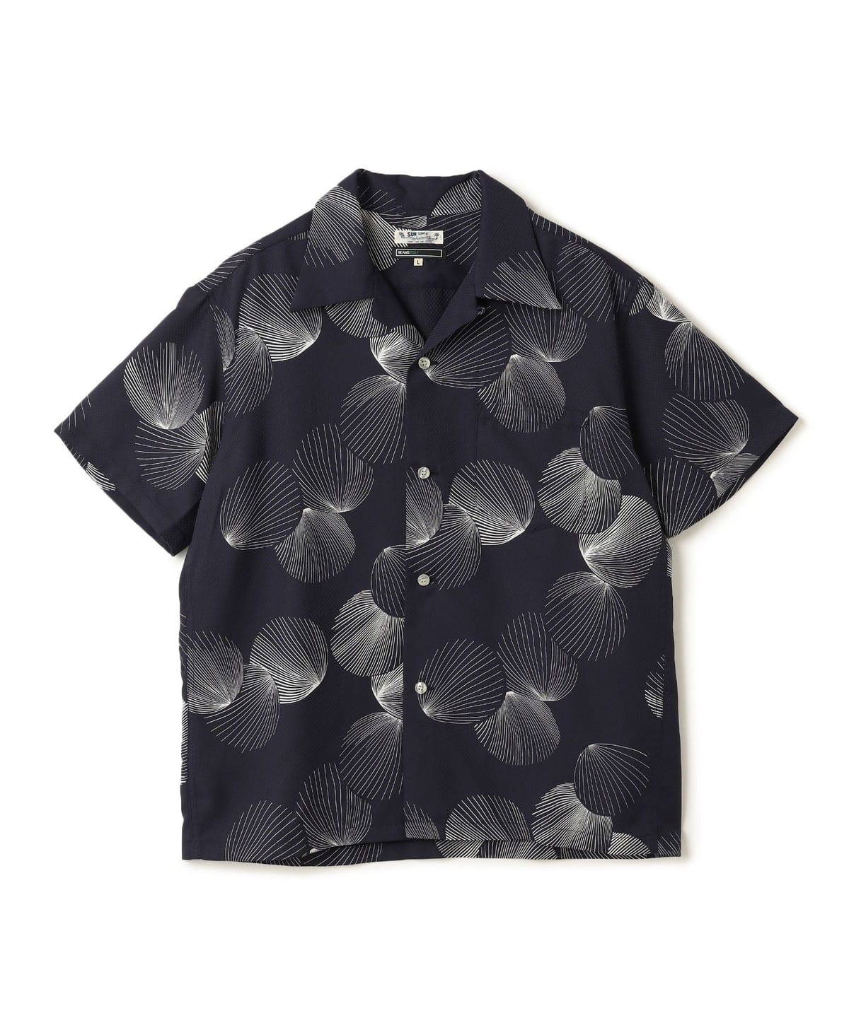 【別注】SUN SURF サンサーフ DUKE'S SHELL アロハ ゴルフシャツ シャツ・ブラウス MEN NAVY M 【別注】SUN SURF サンサーフ DUKE'S SHELL アロハ ゴルフシャツ シャツ・ブラウス MEN NAVY M
