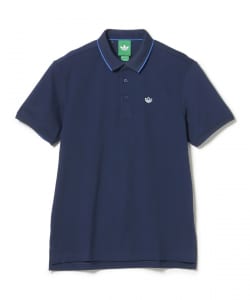 adidas Golf / Originals ワンポイントロゴ ツイストニット ポロシャツ