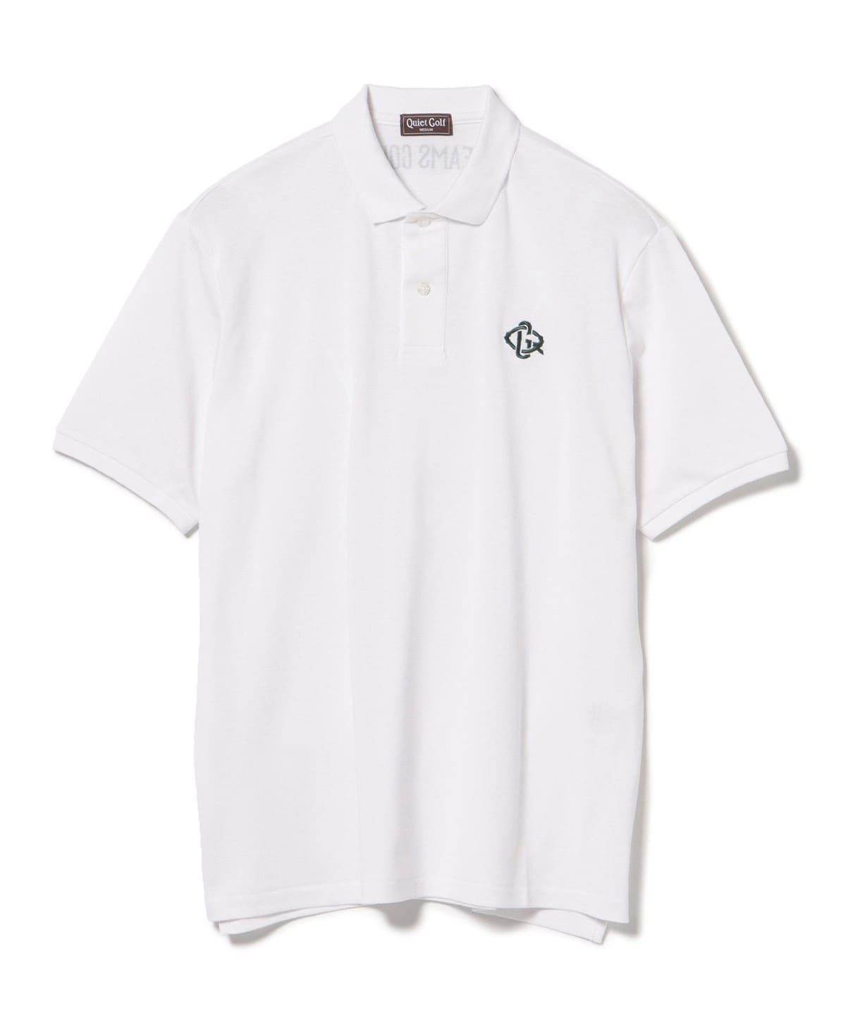 【別注】QUIET GOLF / モノグラムロゴ ポロシャツ シャツ・ブラウス MEN WHITE L 【別注】QUIET GOLF / モノグラムロゴ ポロシャツ シャツ・ブラウス MEN WHITE L