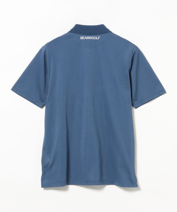 BEAMS GOLF 吸湿速乾ポロシャツ 水色 BEAMS GOLF（ビームス ゴルフ）ORANGE LABEL / 【DRY・UV】吸水速乾