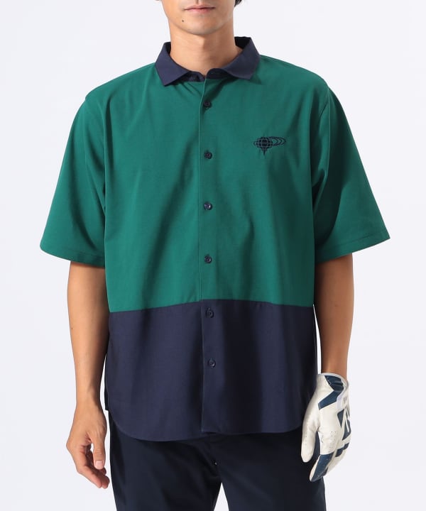 BEAMS GOLF（ビームス ゴルフ）ORANGE LABEL / ワイド 切り替え ポロ襟