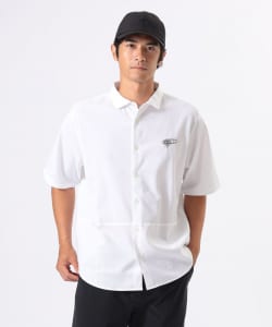 【+15%ポイントUP】ORANGE LABEL / ワイド 切り替え ポロ襟シャツ【DRY・UV】
