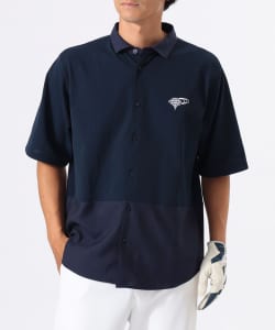 ORANGE標/寬袖 Polo 領襯衫（吸濕排汗、快乾、防紫外線）