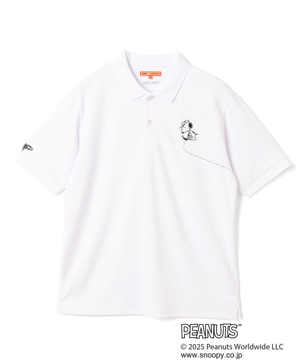 〈MEN〉PEANUTS スヌーピー PLUNK!ポロシャツ シャツ・ブラウス MEN WHITE L 〈MEN〉PEANUTS スヌーピー PLUNK!ポロシャツ シャツ・ブラウス MEN WHITE L