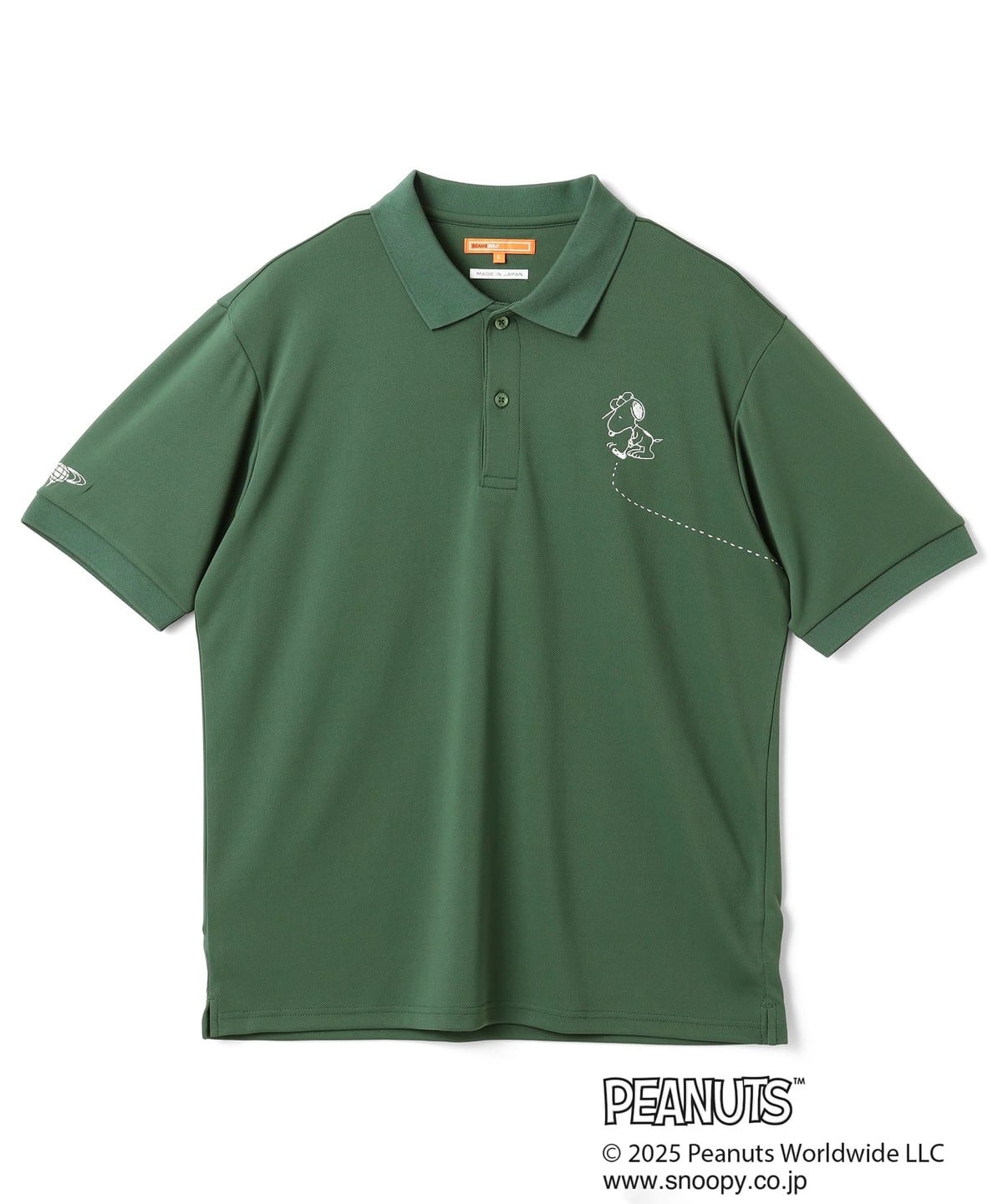 〈MEN〉PEANUTS スヌーピー PLUNK!ポロシャツ シャツ・ブラウス MEN GREEN S 〈MEN〉PEANUTS スヌーピー PLUNK!ポロシャツ シャツ・ブラウス MEN GREEN S