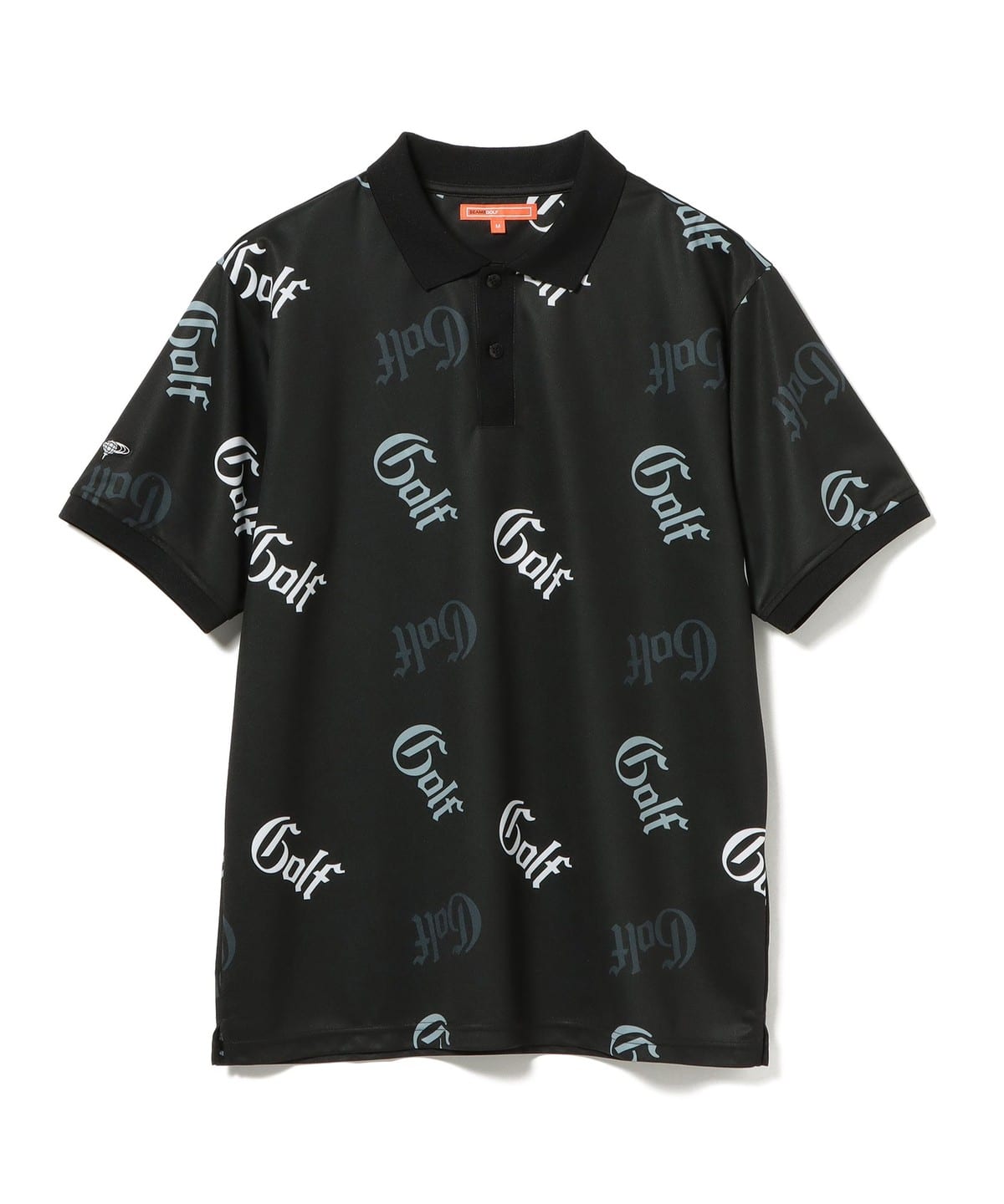 BEAMS GOLF（ビームス ゴルフ）ORANGE LABEL / 総柄 ロゴ ポロシャツ