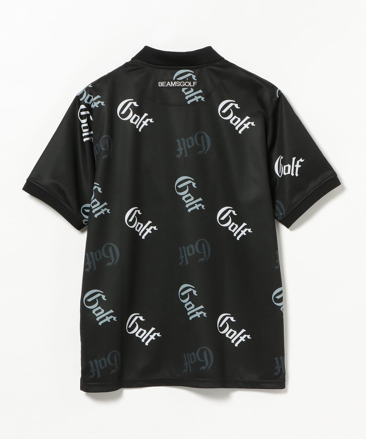 BEAMS GOLF（ビームス ゴルフ）ORANGE LABEL / 総柄 ロゴ ポロシャツ