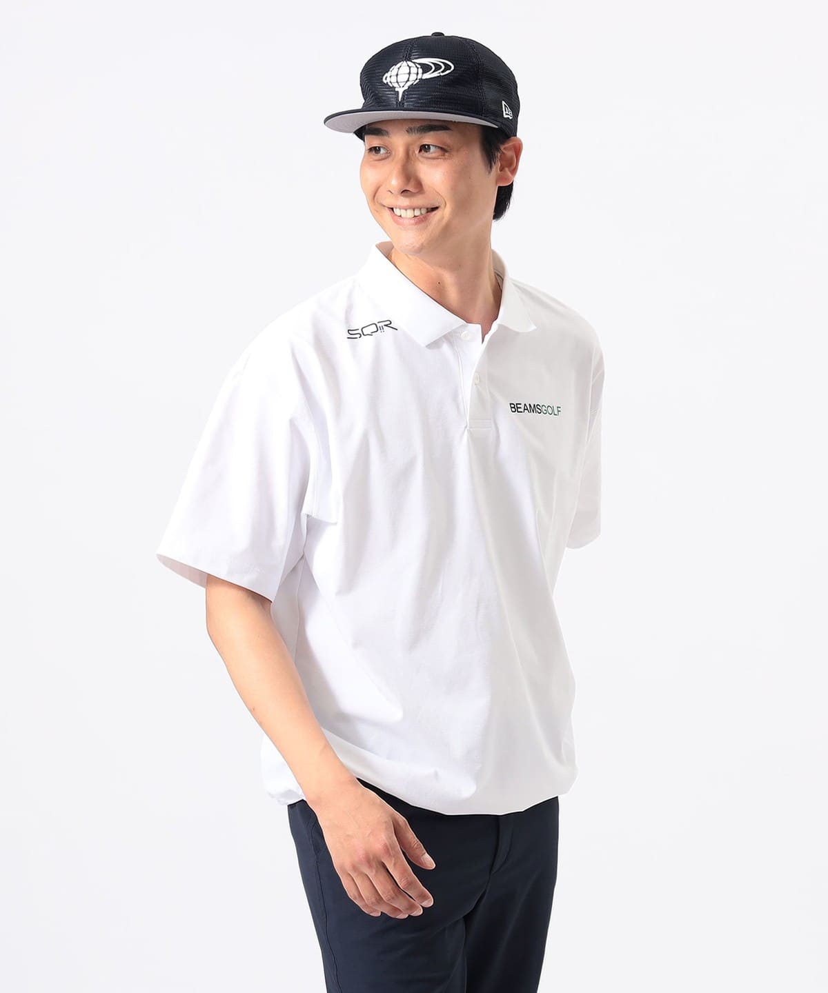 希少/美品/L✨ビームスゴルフ×サンサーフ ポロシャツ ロボット 吸水速乾 別注 BEAMS GOLF（ビームス ゴルフ）〈WOMEN〉【別注】SUN SURF