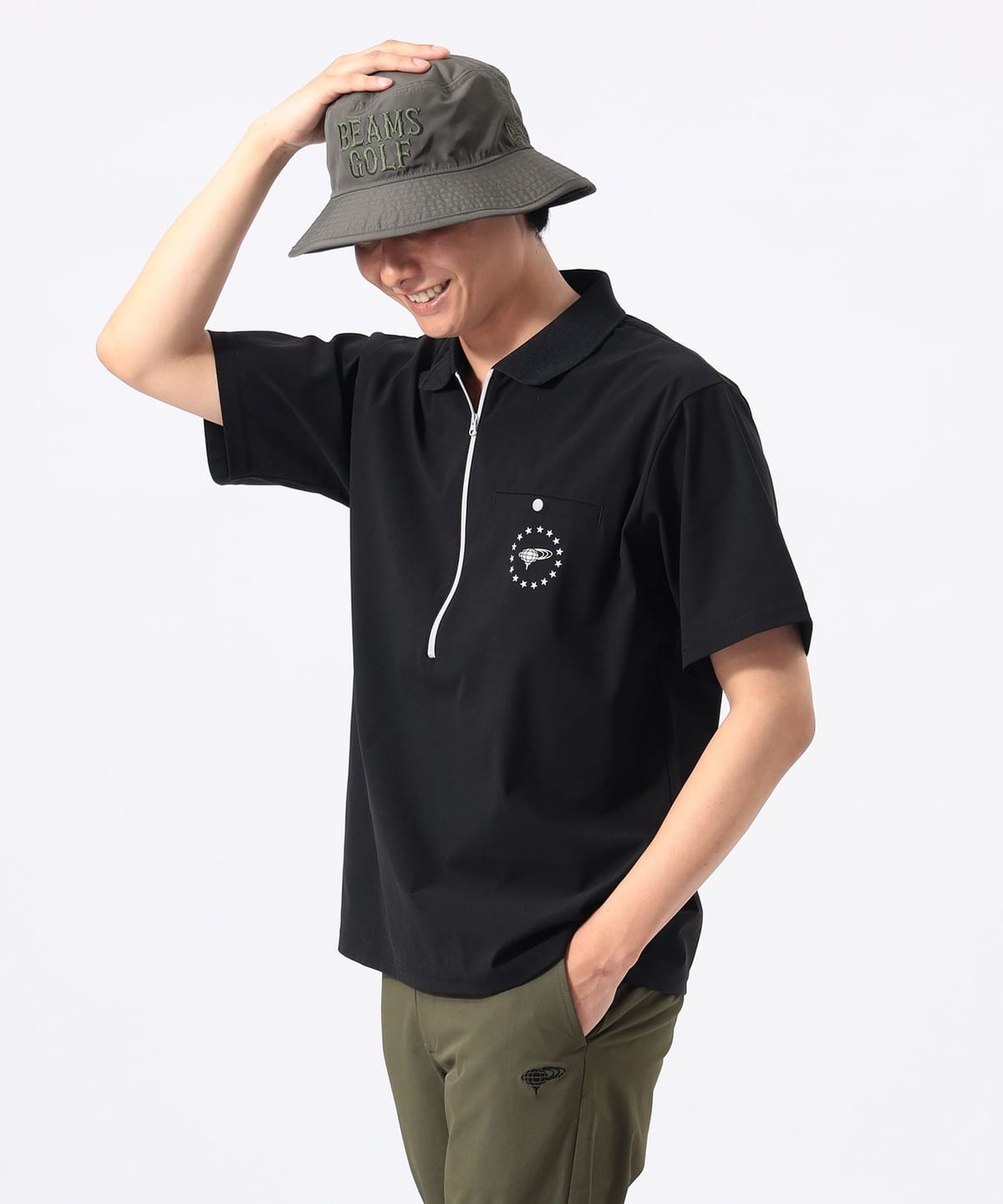 BEAMS GOLF（ビームス ゴルフ）ORANGE LABEL / ロングハーフジップ