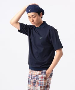 ORANGE LABEL / TEXBRID（R）襟テープロゴ ポロシャツ（吸水速乾・UVカット）