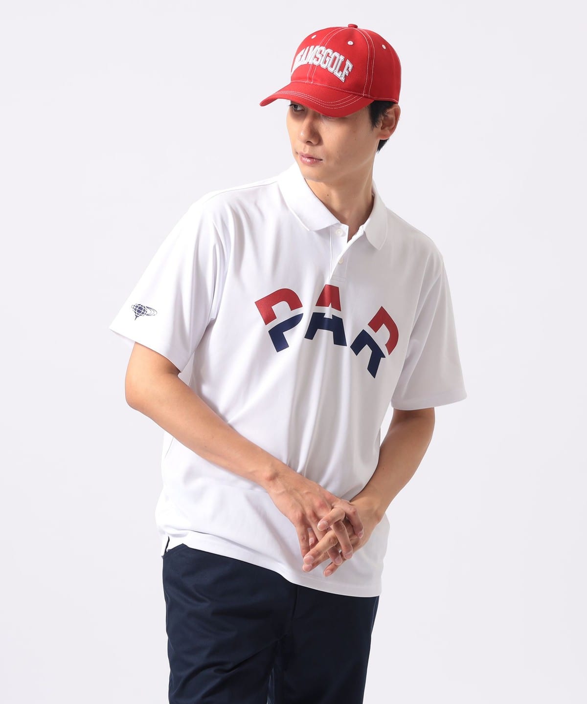 BEAMS GOLF（ビームス ゴルフ）ORANGE LABEL / PARロゴ ポロシャツ
