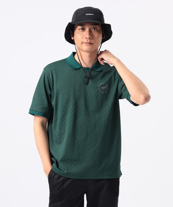 BEAMS GOLF ORANGE LABEL スロープ ジャカード ポロシャツ BEAMS GOLF（ビームス ゴルフ）〈MEN〉ORANGE LABEL / ジャカード