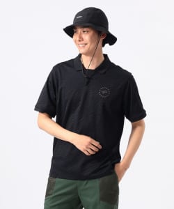 〈MEN〉ORANGE LABEL / ジャカード ゼブラ柄 ポロシャツ