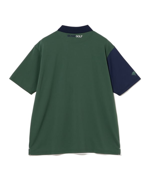 BEAMS GOLF ポロセーター M オリーブ BEAMS T（ビームスT）AURALEE / GIZA HIGH GAUGE KNIT POLO（シャツ