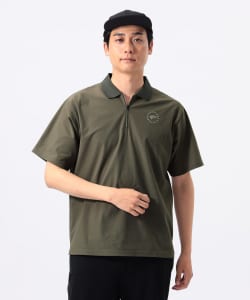 ORANGE LABEL / フレックスドライ ハーフジップ ポロシャツ（吸水速乾・UVカット）