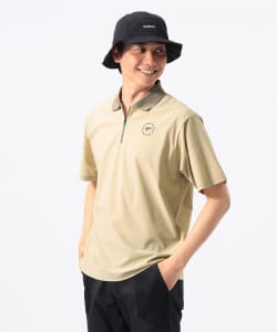 ORANGE LABEL / フレックスドライ ハーフジップ ポロシャツ（吸水速乾・UVカット）