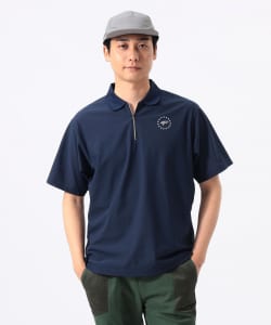 ORANGE LABEL / フレックスドライ ハーフジップ ポロシャツ（吸水速乾・UVカット）