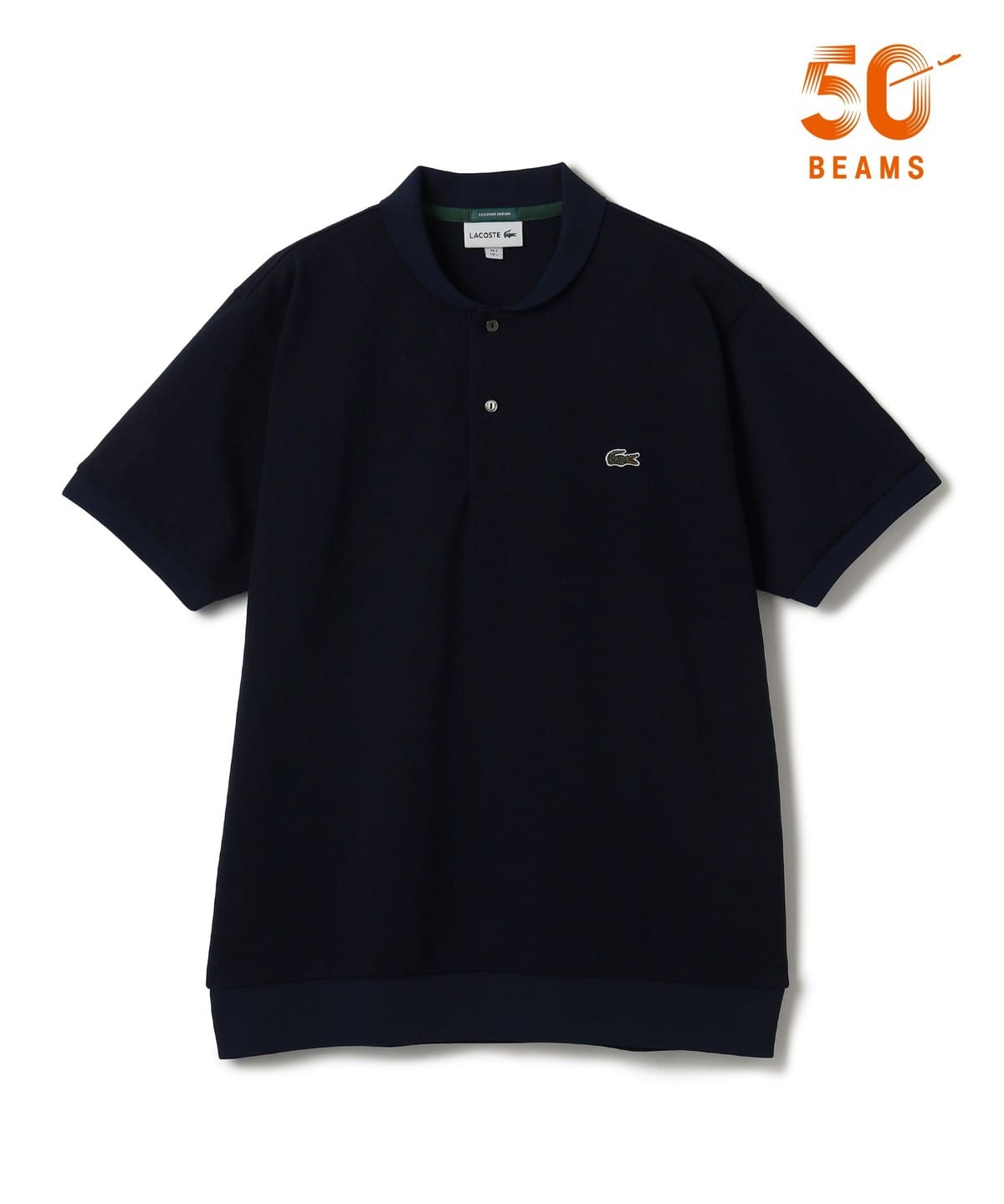 【美品】ラコステ ビームスゴルフ別注 ポロシャツ　ショールカラー　サイズUSM BEAMS GOLF（ビームス ゴルフ）〈MEN〉【別注】LACOSTE / ショール