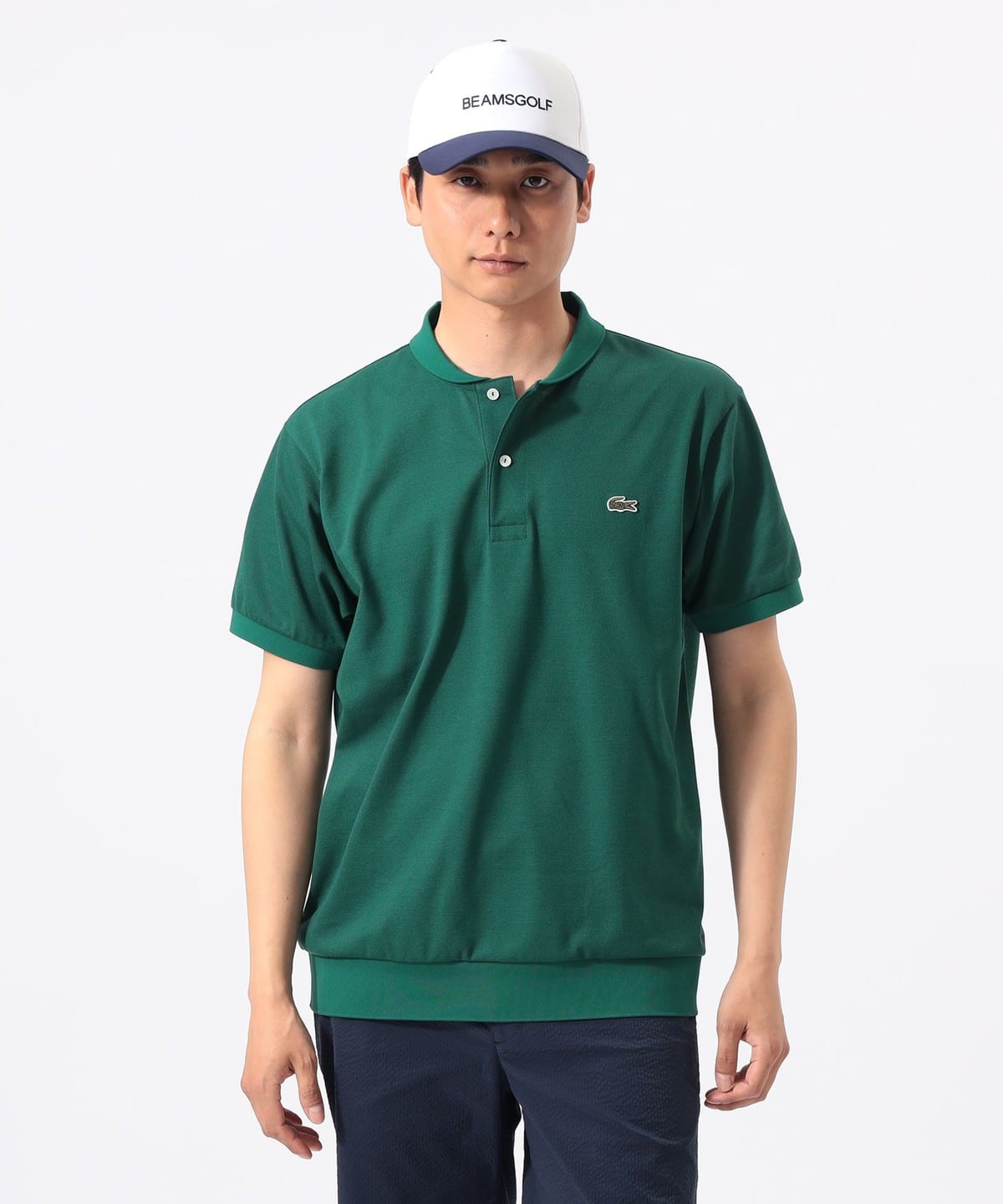 BEAMSGOLF × LACOSTE　ポロシャツ BEAMS GOLF（ビームス ゴルフ）〈MEN〉【別注】LACOSTE / ショール