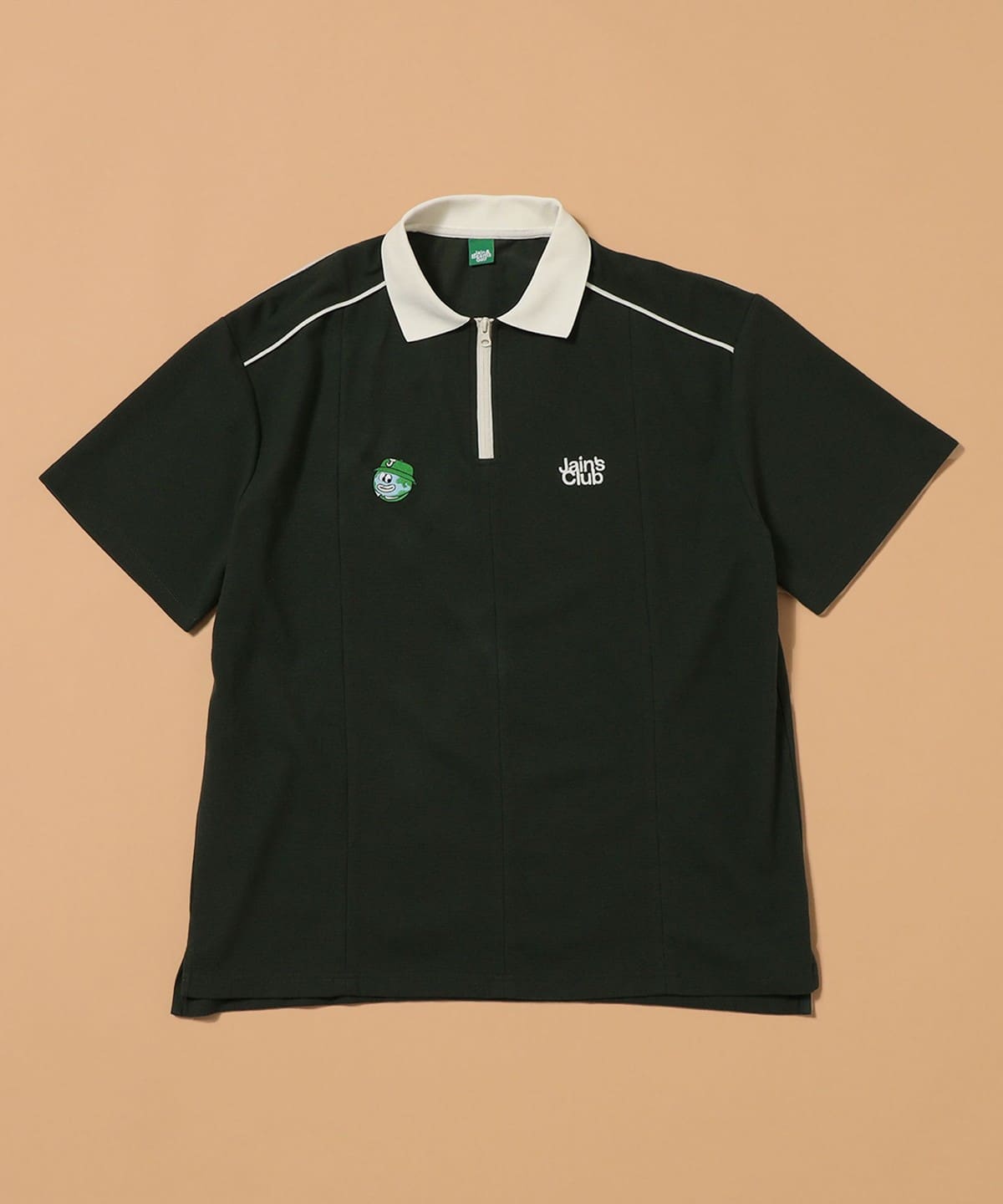 新品　BEAMS GOLF ビームスゴルフ　半袖ハーフジップシャツ　S BEAMS GOLF（ビームス ゴルフ）【別注】Jain Golf / ハーフ