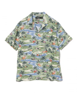 RALPH LAUREN / RLX ゴルフコースプリント キャンプシャツ